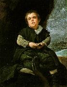 VELAZQUEZ, Diego Rodriguez de Silva y The Dwarf Francisco Lezcano, Called El Nino de Vallecas ar oil painting picture wholesale